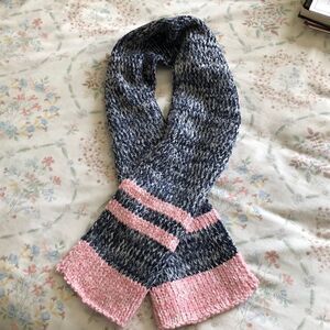 BP Varsity Strip Scarf. Blue/pink. NWT